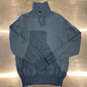 Petit Bateau Boys Cashmere Polo Neck Sweater